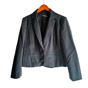 Black Women's Single-Button New York and Company Blazer Jacket